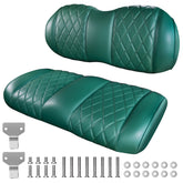 NOKINS Golf Cart Front Seat Kit | Fits Club Car Precedent 2012+/Tempo/Onward | Seat Back & Bottom, Dark Green